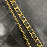 【6gd4394-k】シャネル チェーントート ビコローレ ラムスキン ブラック ゴールド金具【中古】レディース