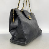 【6gd4394-k】シャネル チェーントート ビコローレ ラムスキン ブラック ゴールド金具【中古】レディース