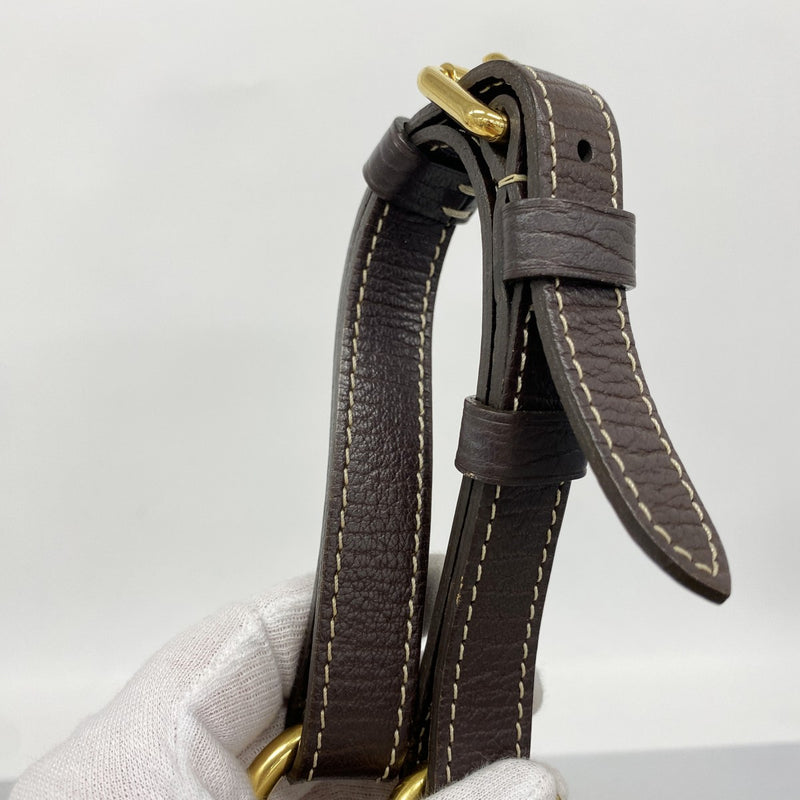 【6gd4395-k】ルイヴィトン ハンドバッグ モノグラム・ミニラン マノンPM M95621 エベヌ【中古】レディース