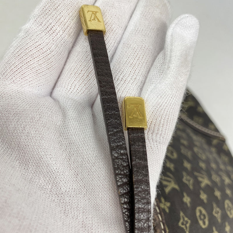 【6gd4395-k】ルイヴィトン ハンドバッグ モノグラム・ミニラン マノンPM M95621 エベヌ【中古】レディース