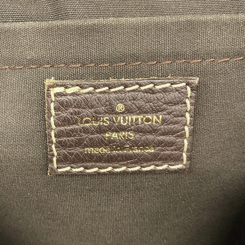 【6gd4395-k】ルイヴィトン ハンドバッグ モノグラム・ミニラン マノンPM M95621 エベヌ【中古】レディース
