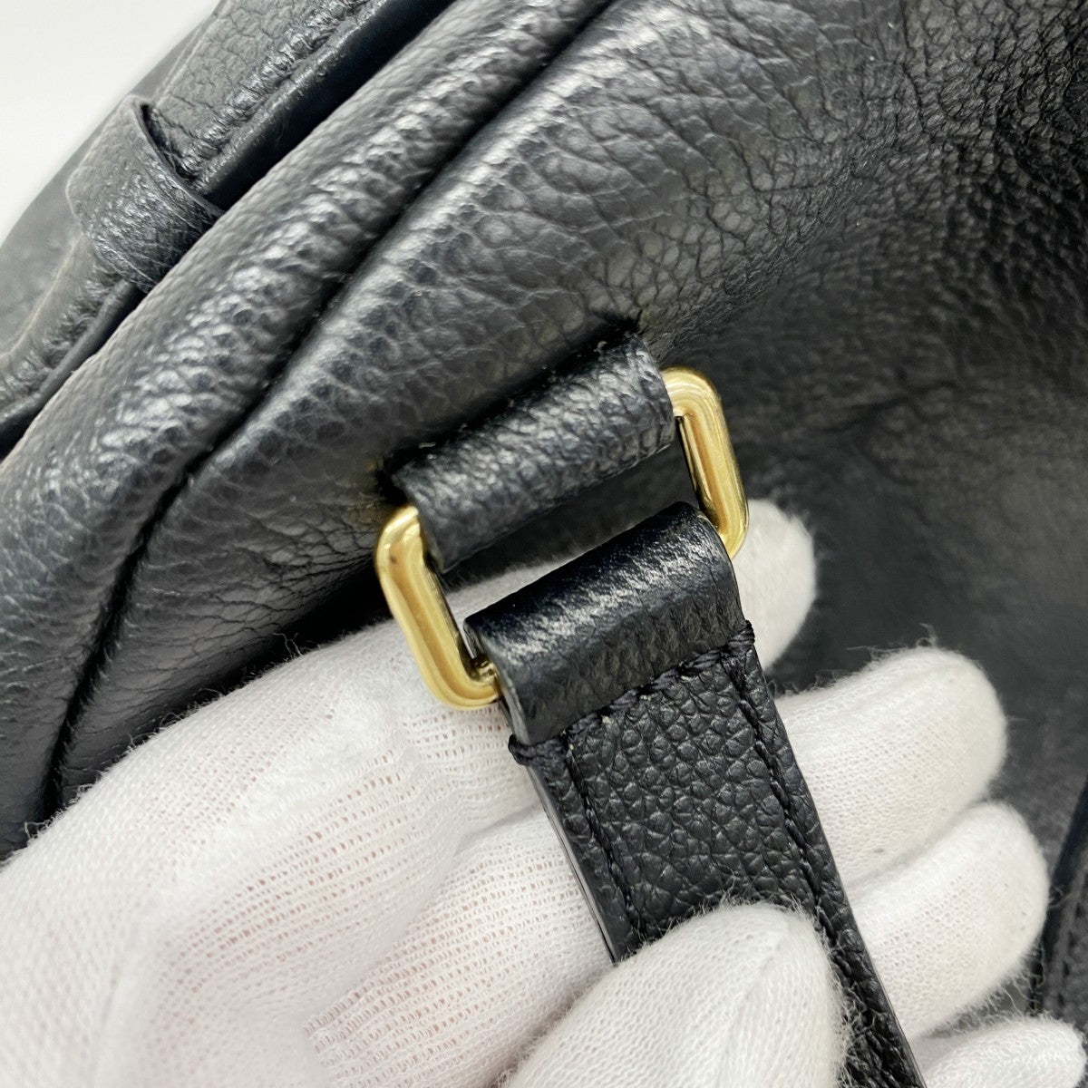 【6gd4396-k】ルイヴィトン リュック・デイパック モノグラム・アンプラント ソルボンヌ M44016 ノワール【中古】レディース