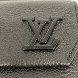 【6gd4397-k】ルイヴィトン 長財布 LVアエログラム ジッピーウォレット M69831 ブラック【中古】メンズ
