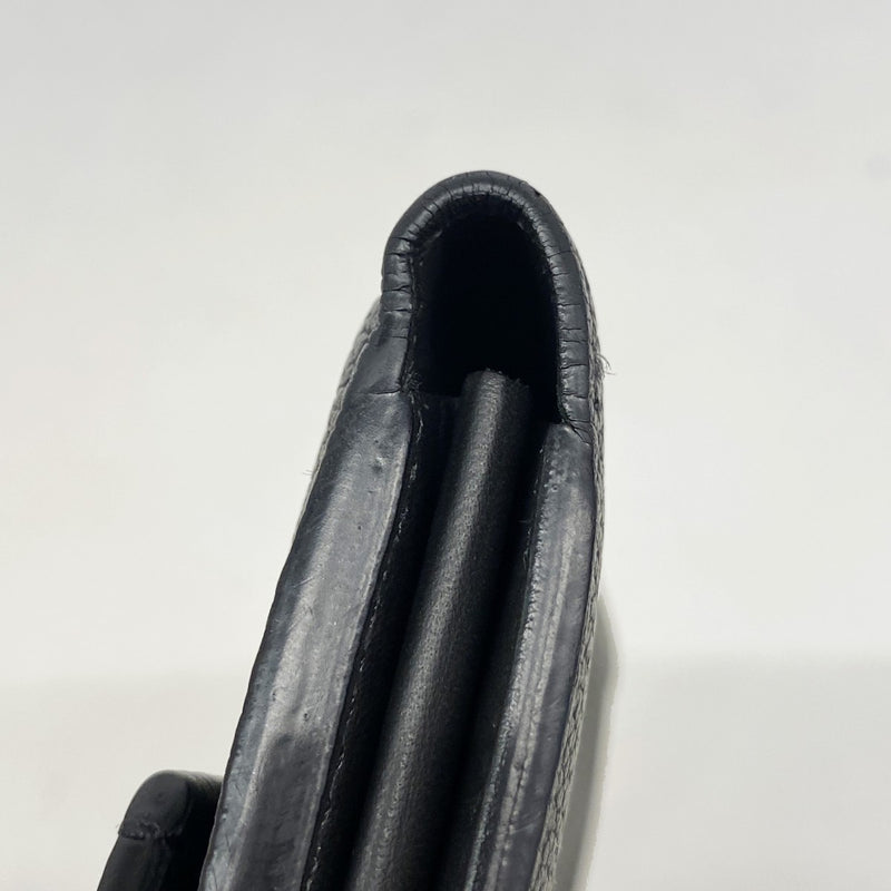 【6gd4397-k】ルイヴィトン 長財布 LVアエログラム ジッピーウォレット M69831 ブラック【中古】メンズ