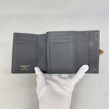 【6gd4407-k】ルイヴィトン 三つ折り財布 モノグラム・アンプラント ポルトフォイユメティス M80880 ノワール【中古】レディース