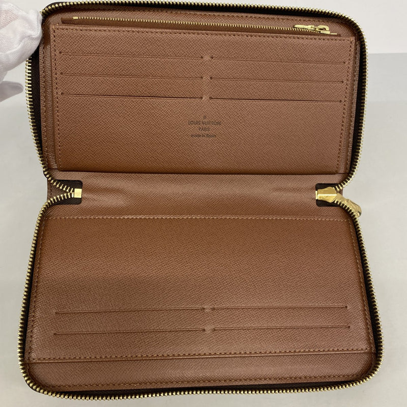 【6gd4414】ルイヴィトン 長財布 モノグラム ジッピーオーガナイザー M62581 ブラウン【中古】メンズ レディース ユニセックス