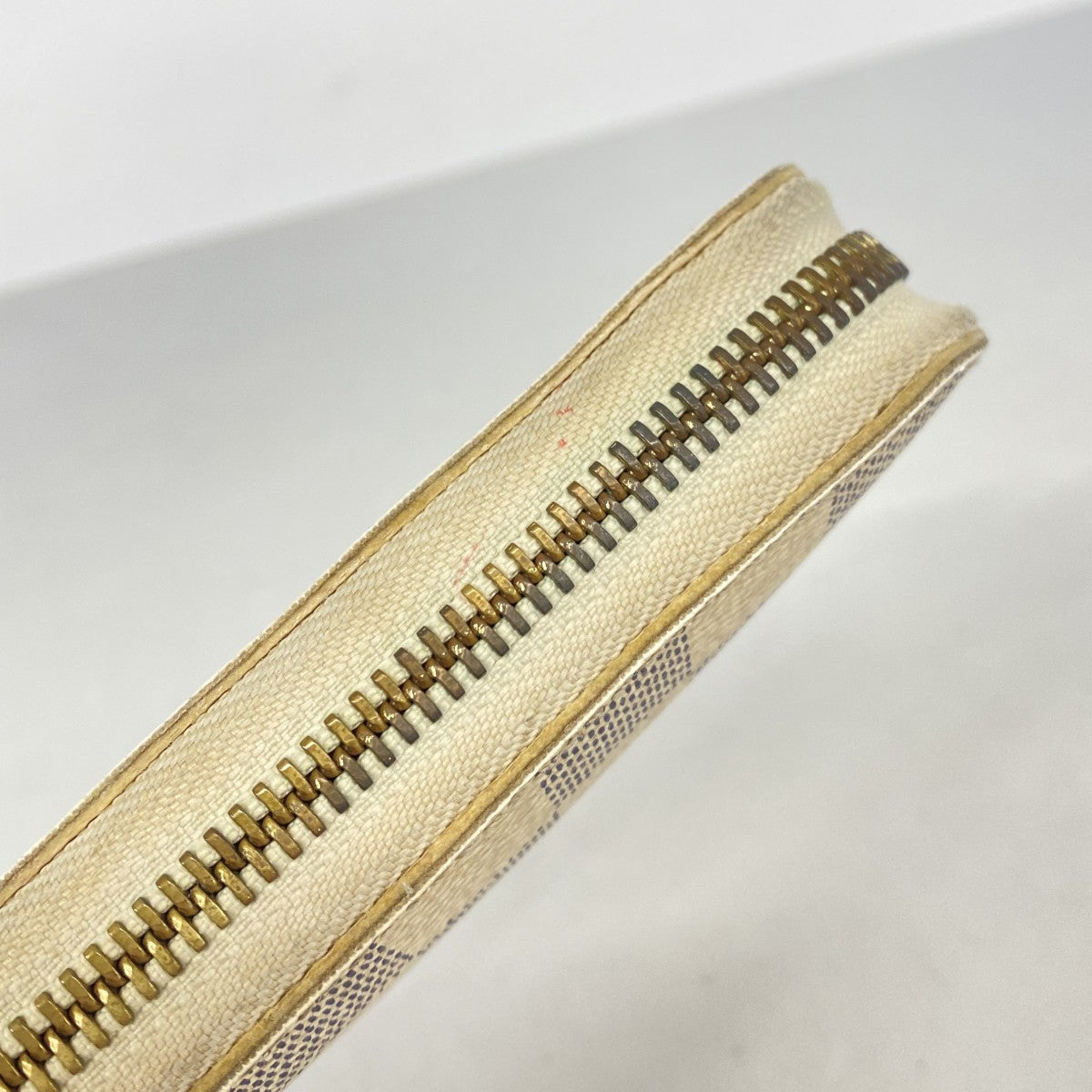 【6gd4415】ルイヴィトン 長財布 ダミエ・アズール ジッピーウォレット N60019 ホワイト【中古】メンズ レディース ユニセックス