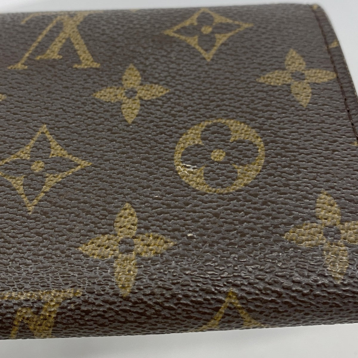 【6gd4416】ルイヴィトン 財布 モノグラム ポルトモネビエトレゾール M61730 ブラウン【中古】レディース