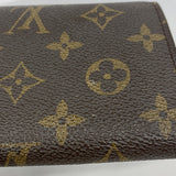 【6gd4416】ルイヴィトン 財布 モノグラム ポルトモネビエトレゾール M61730 ブラウン【中古】レディース
