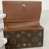 【6gd4416】ルイヴィトン 財布 モノグラム ポルトモネビエトレゾール M61730 ブラウン【中古】レディース