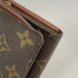【6gd4416】ルイヴィトン 財布 モノグラム ポルトモネビエトレゾール M61730 ブラウン【中古】レディース