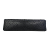 【6gd4431】シャネル ショルダーバッグ マトラッセ Wフラップ Wチェーン ラムスキン ブラック ゴールド金具【中古】レディース