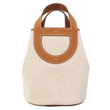 【6gd4432】エルメス ハンドバッグ インザループ23 トワルアッシュ スイフト ゴールド ゴールド金具 W刻印【中古】レディース
