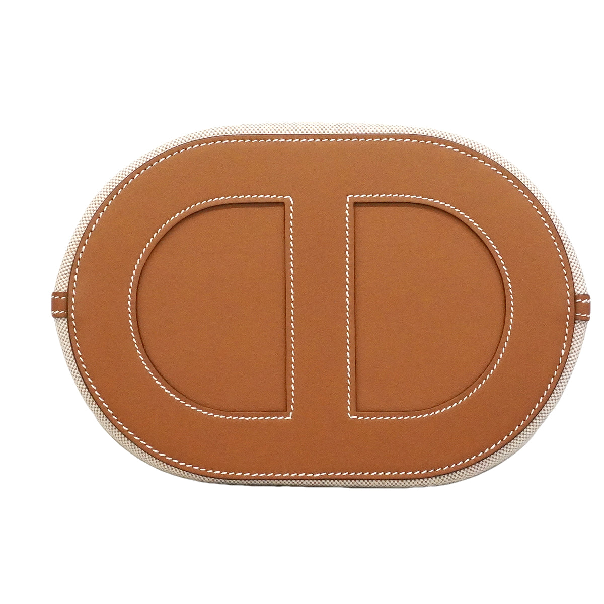 【6gd4432】エルメス ハンドバッグ インザループ23 トワルアッシュ スイフト ゴールド ゴールド金具 W刻印【中古】レディース