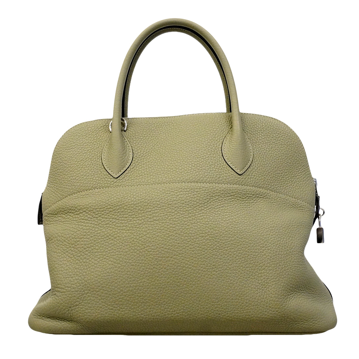 【6gd4433】エルメス ハンドバッグ ボリード35 トリヨンクレマンス セージ シルバー金具 A刻印 2wayバッグ【中古】レディース