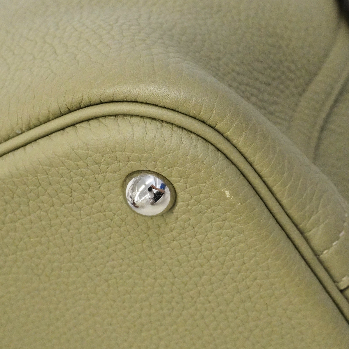 【6gd4433】エルメス ハンドバッグ ボリード35 トリヨンクレマンス セージ シルバー金具 A刻印 2wayバッグ【中古】レディース