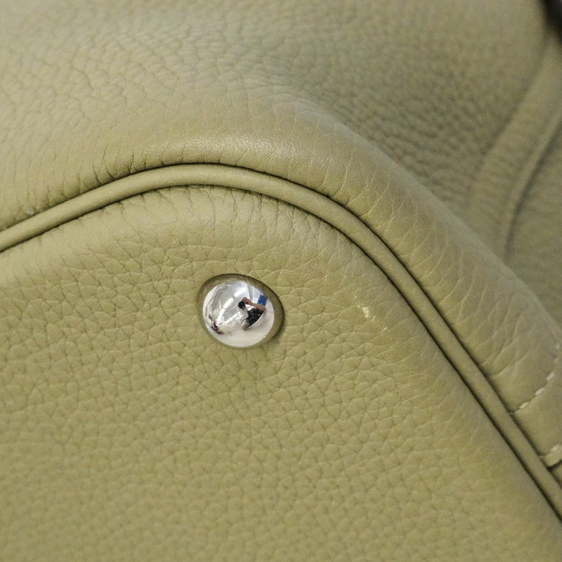 【6gd4433】エルメス ハンドバッグ ボリード35 トリヨンクレマンス セージ シルバー金具 A刻印 2wayバッグ【中古】レディース