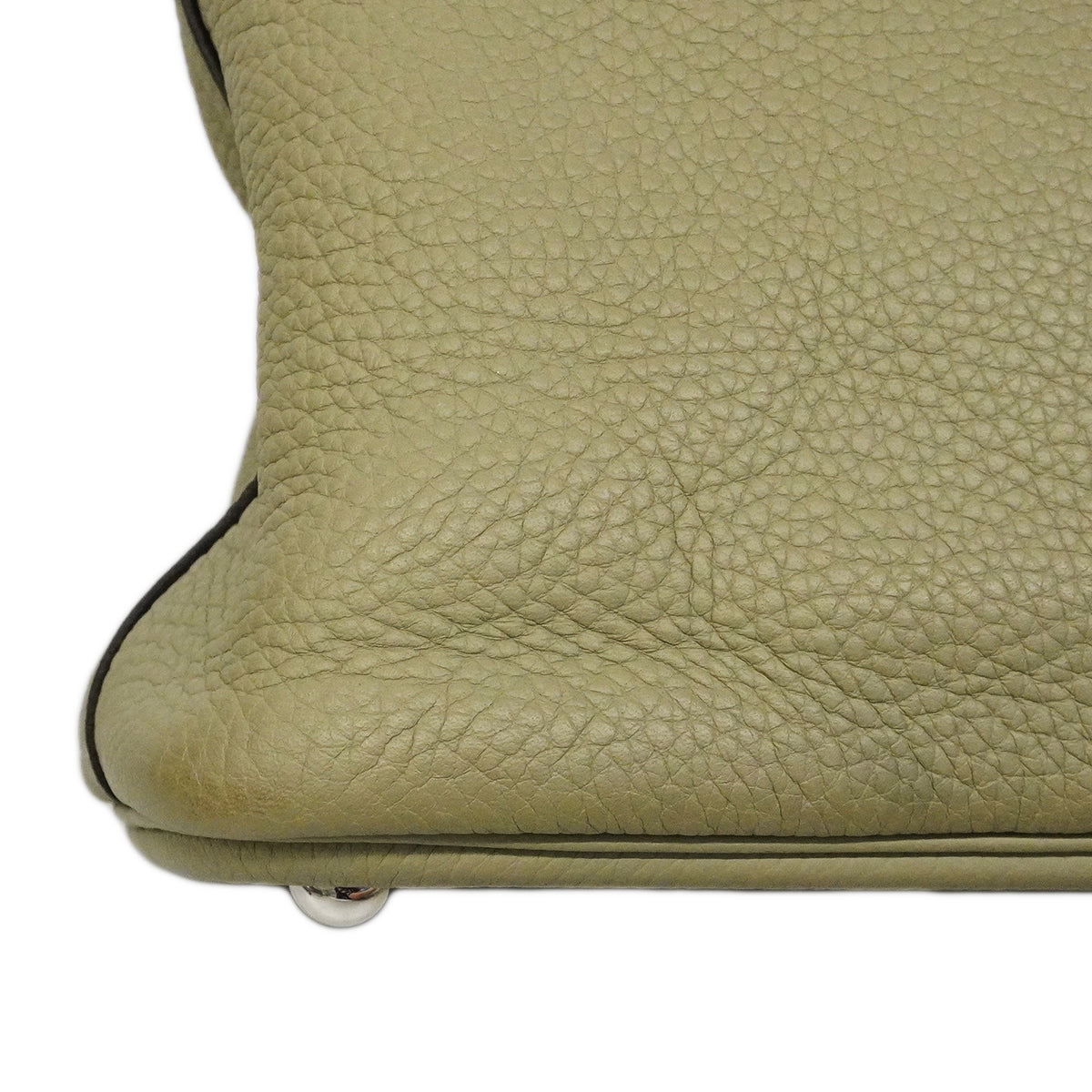 【6gd4433】エルメス ハンドバッグ ボリード35 トリヨンクレマンス セージ シルバー金具 A刻印 2wayバッグ【中古】レディース