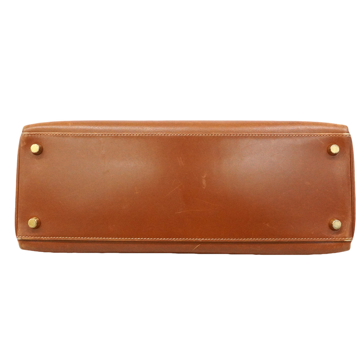 【6gd4434】エルメス ハンドバッグ ケリー32 ボックスカーフ フォーブ ゴールド金具 □F刻印【中古】レディース