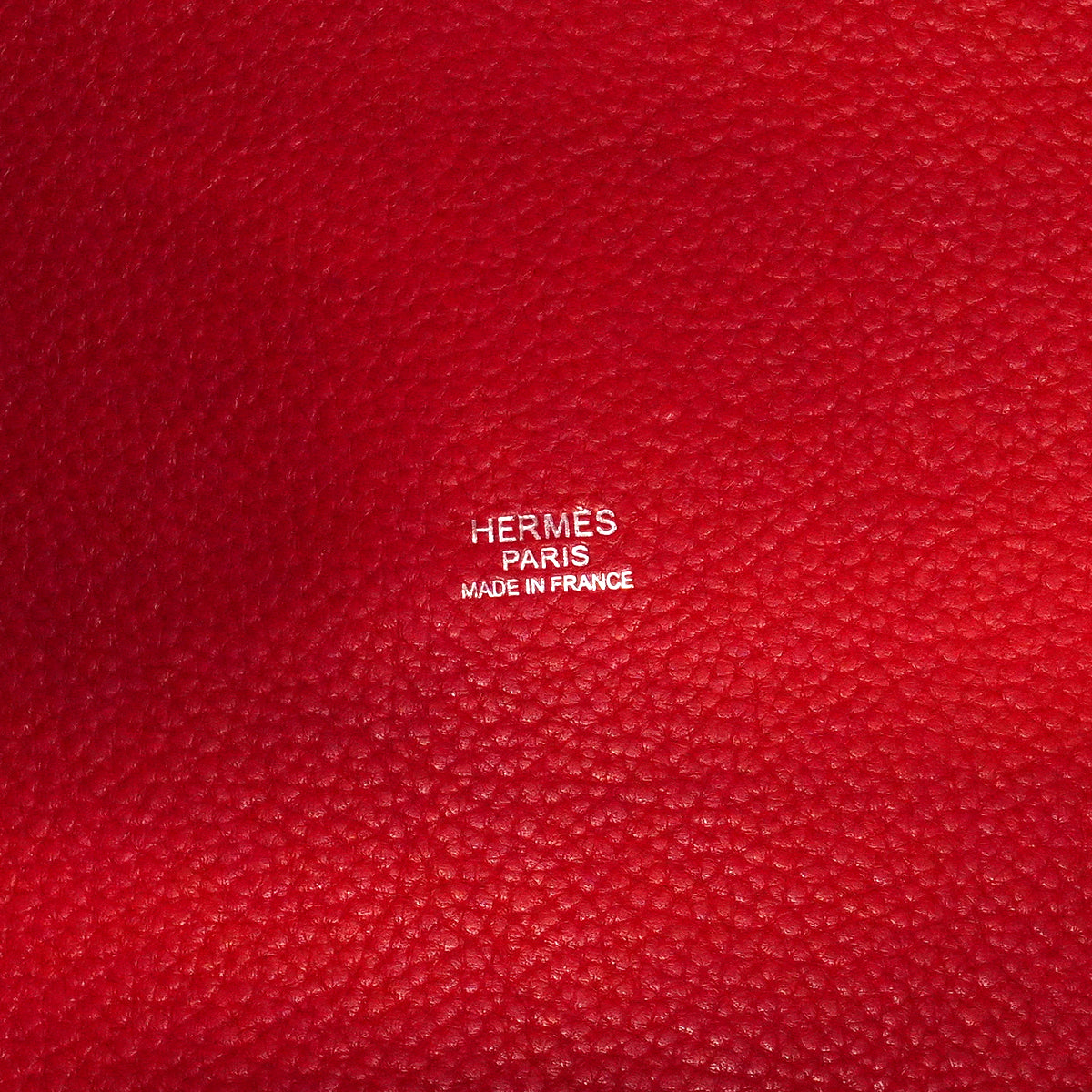 【6gd4435】エルメス ハンドバッグ ピコタンロックGM トリヨンクレマンス ルージュカザック シルバー金具 □Q刻印【中古】