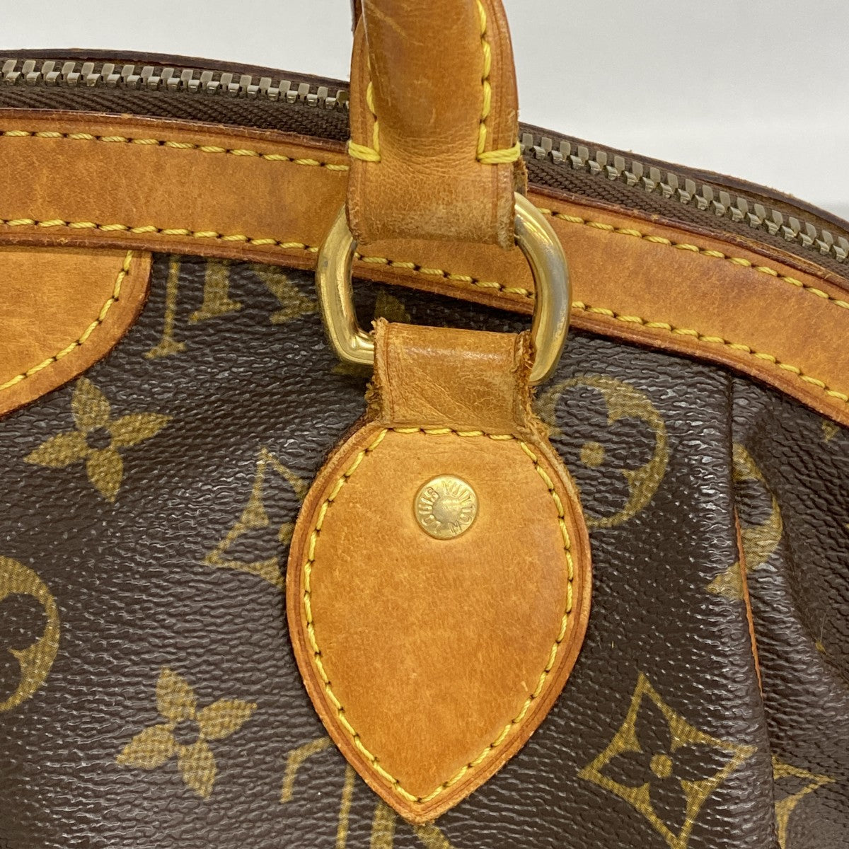 【6gd4439】ルイヴィトン ハンドバッグ モノグラム ティボリPM M40143 ブラウン【中古】レディース
