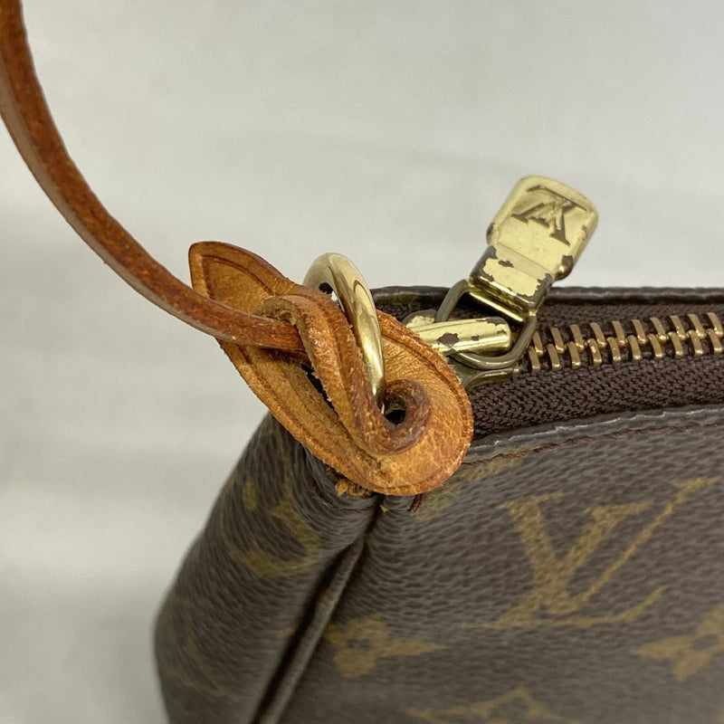 【6gd4441】ルイヴィトン ポーチ モノグラム ポシェットアクセソワール M51980 ブラウン【中古】レディース