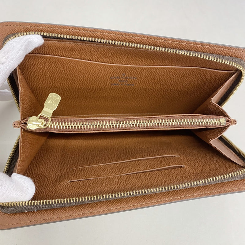 【6gd4445】ルイヴィトン 長財布 モノグラム ポルトモネジップ M61727 ブラウン【中古】レディース