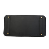 【6gd4448】エルメス ハンドバッグ バーキン40 アルデンヌ ブラック ゴールド金具 □C刻印【中古】メンズ