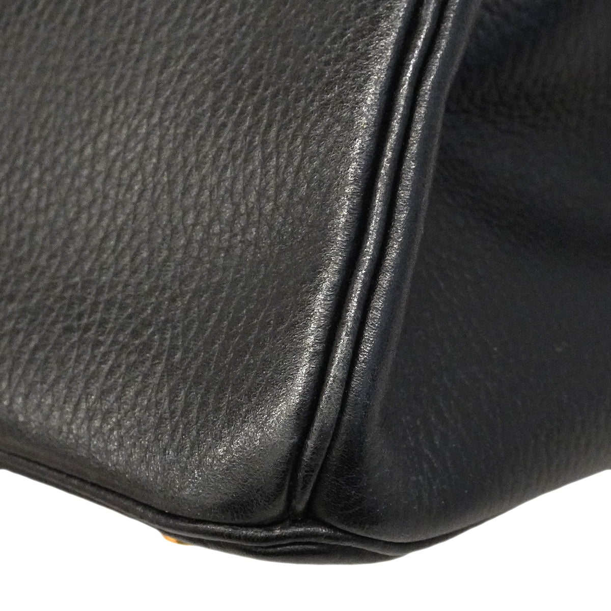 【6gd4448】エルメス ハンドバッグ バーキン40 アルデンヌ ブラック ゴールド金具 □C刻印【中古】メンズ