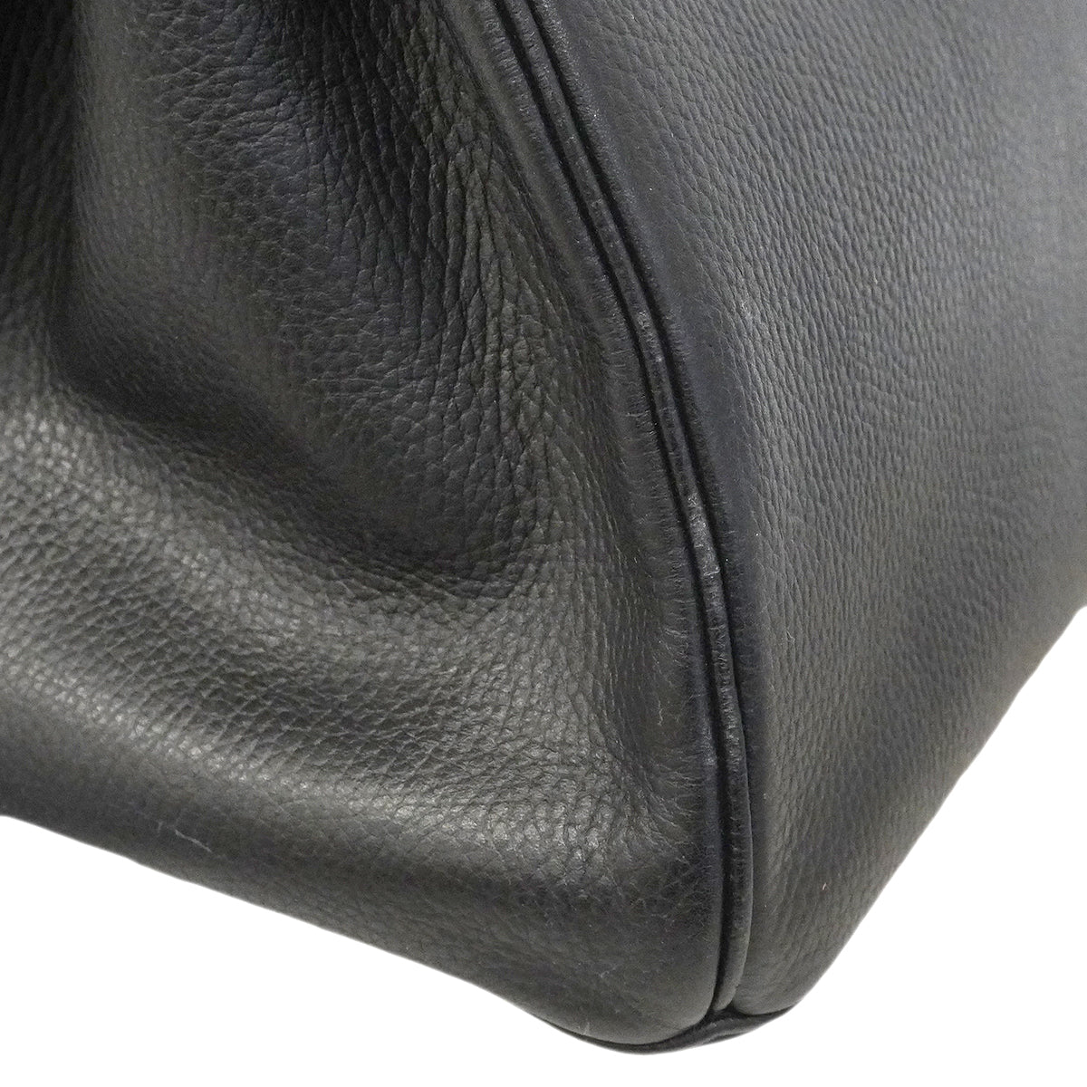 【6gd4448】エルメス ハンドバッグ バーキン40 アルデンヌ ブラック ゴールド金具 □C刻印【中古】メンズ