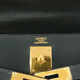 【6gd4449】エルメス ハンドバッグ ケリー32 ボックスカーフ ヴェール ゴールド金具 □D刻印 2wayバッグ【中古】レディース