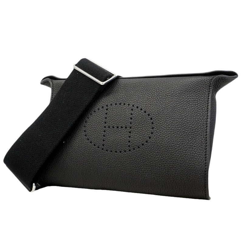 【6gd4450】エルメス ショルダーバッグ ヴィドポッシュ トゴ ブラック シルバー金具 W刻印【中古】レディース