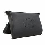 【6gd4450】エルメス ショルダーバッグ ヴィドポッシュ トゴ ブラック シルバー金具 W刻印【中古】レディース