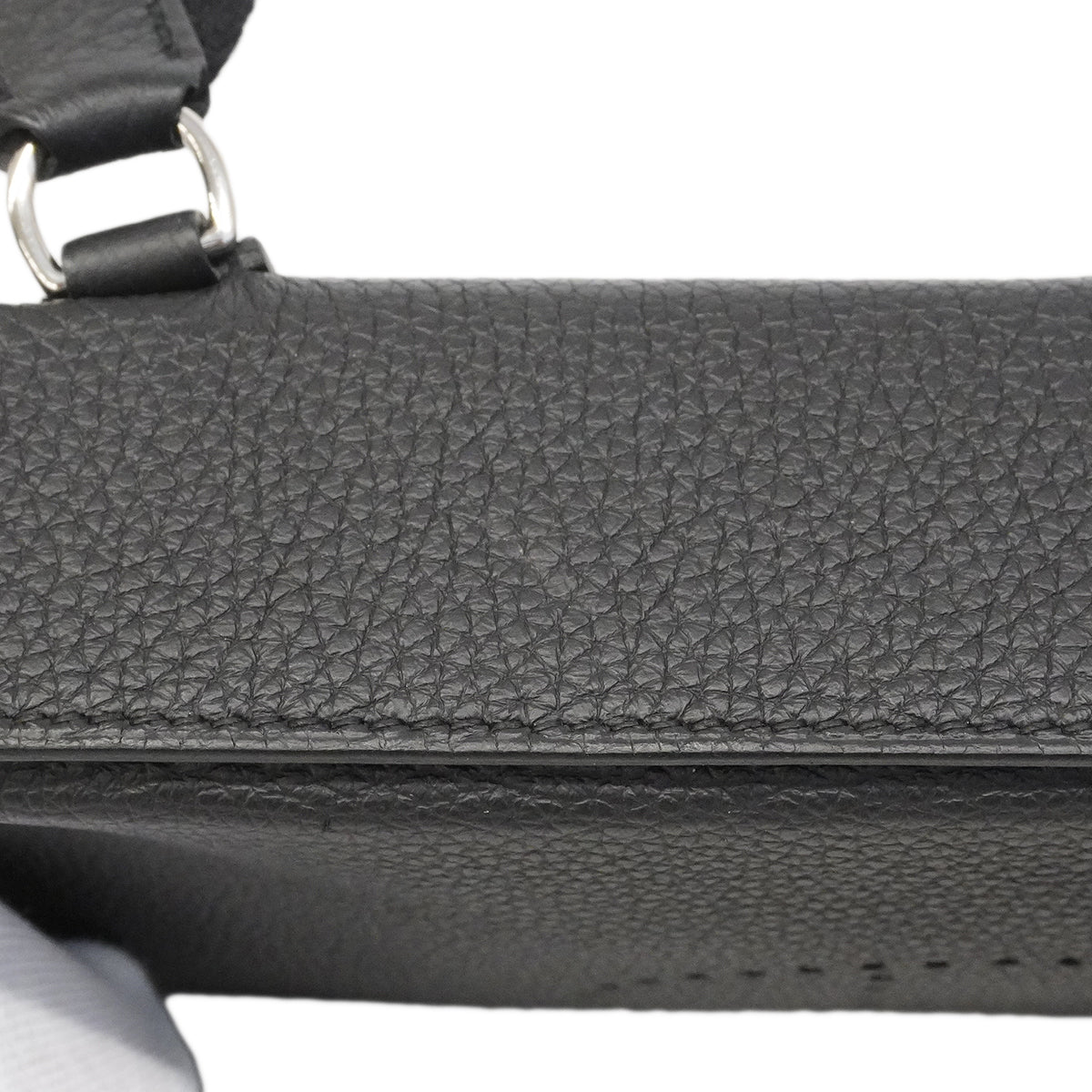 【6gd4450】エルメス ショルダーバッグ ヴィドポッシュ トゴ ブラック シルバー金具 W刻印【中古】レディース