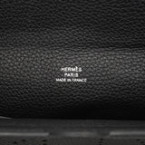 【6gd4450】エルメス ショルダーバッグ ヴィドポッシュ トゴ ブラック シルバー金具 W刻印【中古】レディース