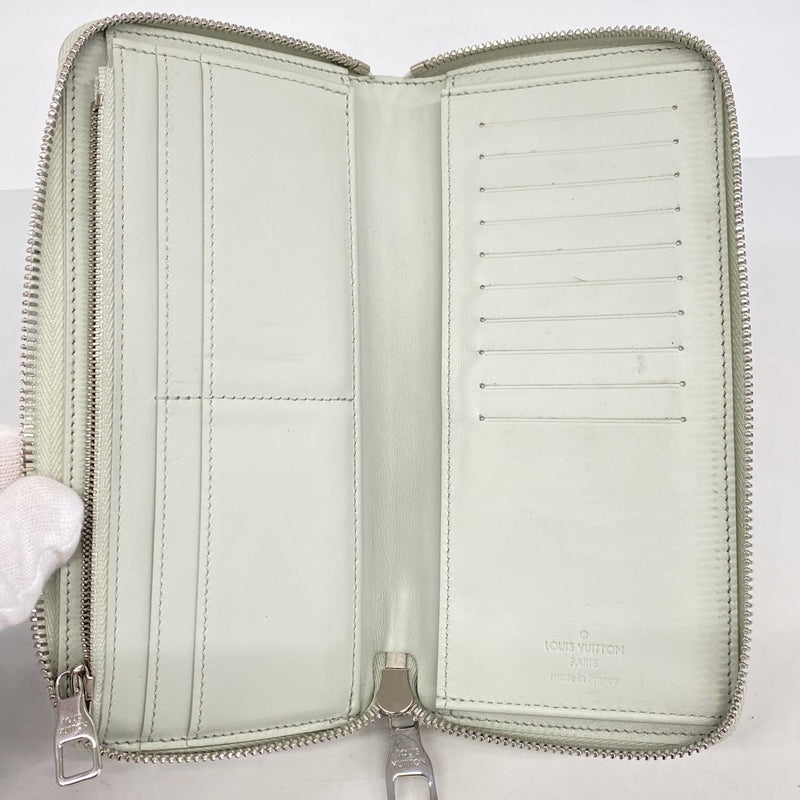 【6gd4454-k】ルイヴィトン 長財布 トリヨン ジッピーウォレットヴェルティカル M82597 ミネラルグレー【中古】メンズ