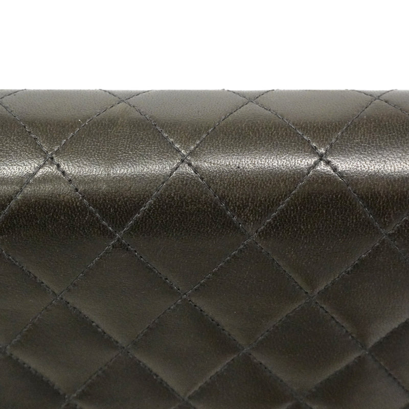 【6gd4458-k】シャネル ショルダーバッグ マトラッセ チェーンショルダー ラムスキン ブラック ゴールド金具【中古】レディース