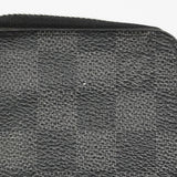 【6gd4464-k】ルイヴィトン 長財布 ダミエ・グラフィット ジッピーウォレットヴェルティカル N63095 グレー ブラック【中古】メンズ