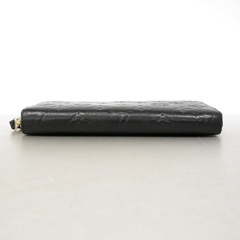 【6gd4465-k】ルイヴィトン 長財布 モノグラム・アンプラント ジッピーウォレット M61864 ノワール【中古】レディース