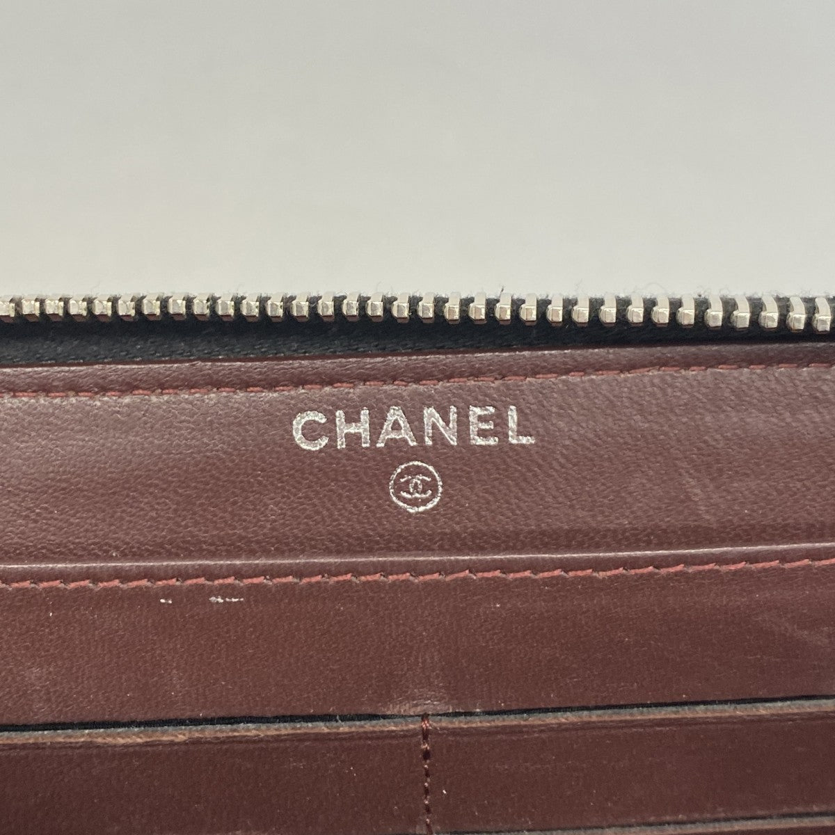 【6gd4467-k】シャネル 長財布 マトラッセ ラムスキン ブラック シルバー金具【中古】レディース