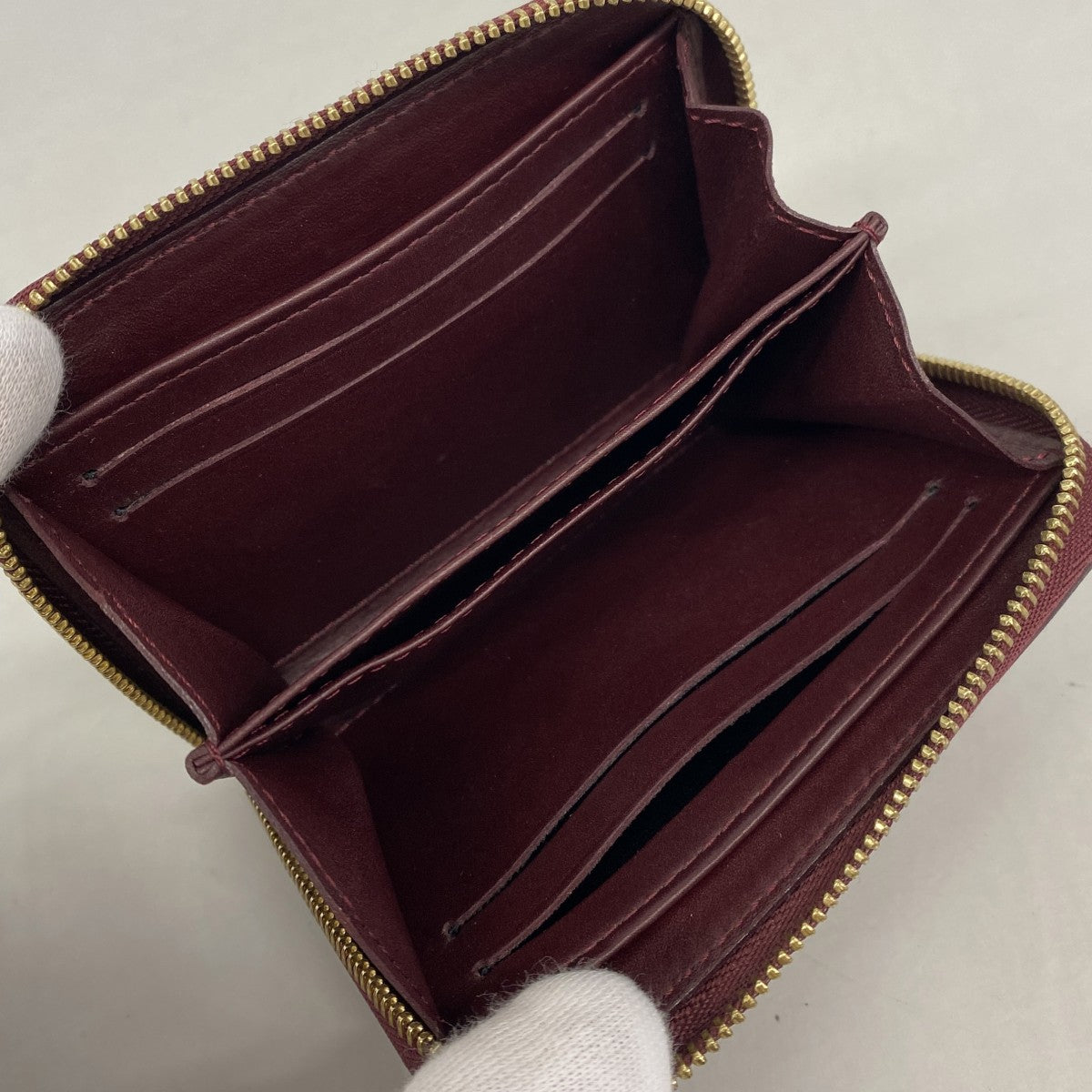 【6gd4469-k】ルイヴィトン コインケース ヴェルニ ジッピーコインパース M91534 ルージュフォーヴィスト【中古】レディース