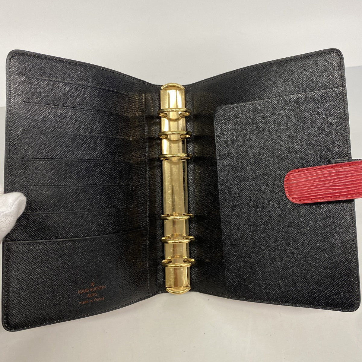 【6gd4471-k】ルイヴィトン 手帳カバー エピ アジェンダMM R20047 カスティリアンレッド【中古】レディース