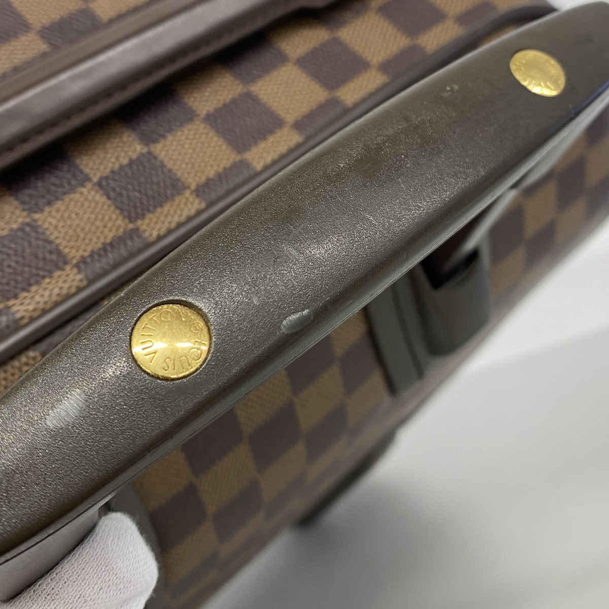 【6gd4477-k】ルイヴィトン キャリーバッグ ダミエ ぺガス45/旧型 N23293 エベヌ【中古】メンズ レディース ユニセックス