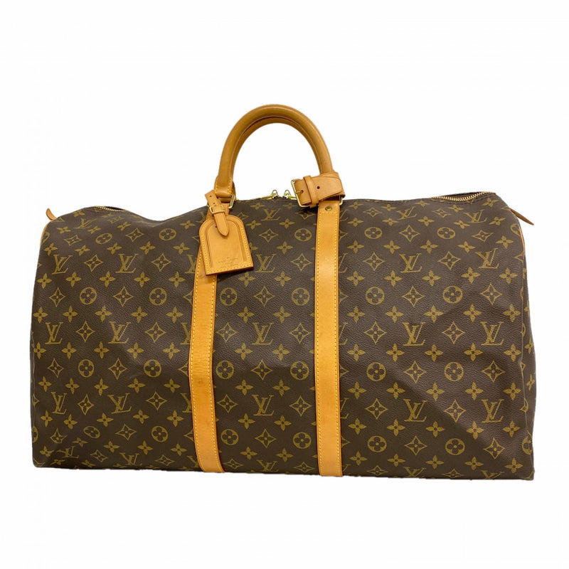 【6gd4479】ルイヴィトン ボストンバッグ モノグラム キーポル55 M41414 ブラウン【中古】メンズ レディース ユニセックス