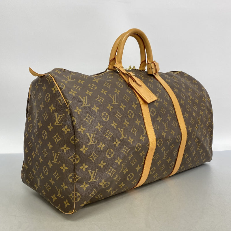 【6gd4479】ルイヴィトン ボストンバッグ モノグラム キーポル55 M41414 ブラウン【中古】メンズ レディース ユニセックス