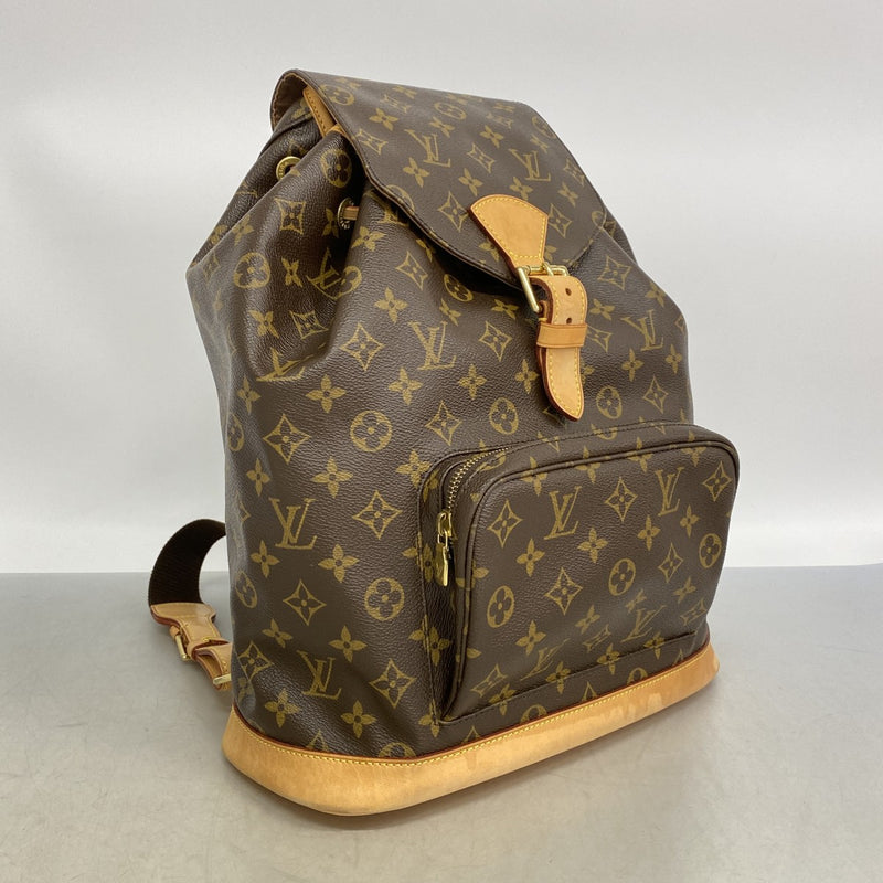 【6gd4480】ルイヴィトン リュック・デイパック モノグラム モンスリGM M51135 ブラウン【中古】レディース