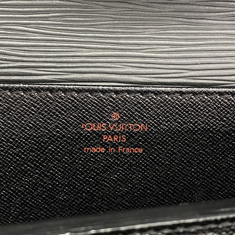 【6gd4483】ルイヴィトン ブリーフケース エピ セルヴィエットコンセイエ M54422 ノワール【中古】メンズ