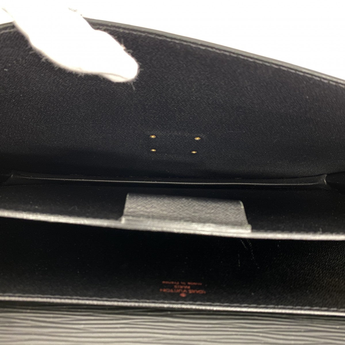 【6gd4483】ルイヴィトン ブリーフケース エピ セルヴィエットコンセイエ M54422 ノワール【中古】メンズ