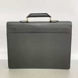 【6gd4483】ルイヴィトン ブリーフケース エピ セルヴィエットコンセイエ M54422 ノワール【中古】メンズ