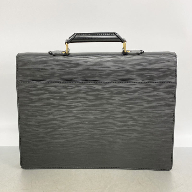 【6gd4483】ルイヴィトン ブリーフケース エピ セルヴィエットコンセイエ M54422 ノワール【中古】メンズ